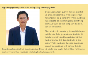 Tập trung nguồn lực tối đa cho những công trình trọng điểm