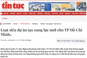 Loạt siêu dự án tạo xung lực mới cho TP Hồ Chí Minh