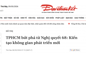 TPHCM bứt phá từ Nghị quyết 68: Kiến tạo không gian phát triển mới