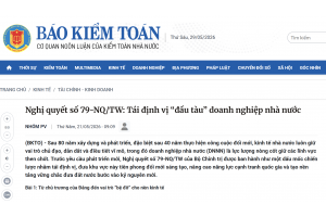 Nghị quyết số 79-NQ/TW: Tái định vị “đầu tàu” doanh nghiệp nhà nước