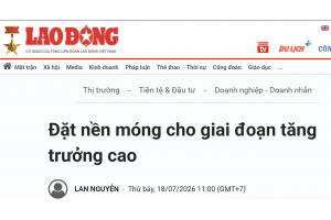 Đặt nền móng cho giai đoạn tăng trưởng cao