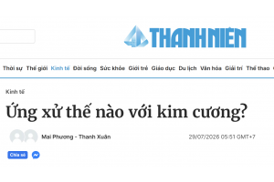 Ứng xử thế nào với kim cương?