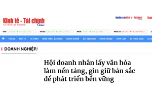 Hội doanh nhân lấy văn hóa làm nền tảng, gìn giữ bản sắc để phát triển bền vững