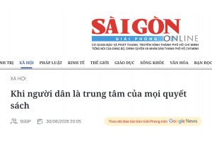 Khi người dân là trung tâm của mọi quyết sách