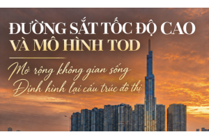 Đường sắt tốc độ cao và mô hình TOD: Mở rộng không gian sống, định hình lại cấu trúc đô thị