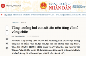 Tăng trưởng hai con số cần nền tảng vĩ mô vững chắc