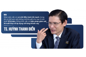 TS Huỳnh Thanh Điền: Muốn kéo lãi suất xuống, phải chấn chỉnh tận gốc cách vận hành ngành ngân hàng