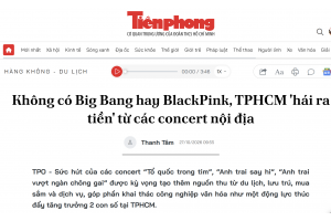 Không có Big Bang hay BlackPink, TPHCM hái ra tiền từ các concert nội địa